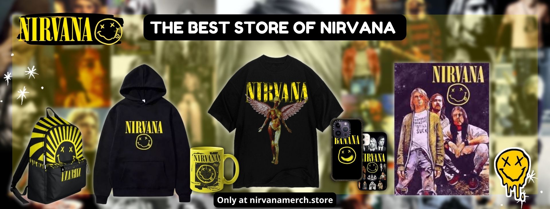 Nirvana Banner - Nirvana Store