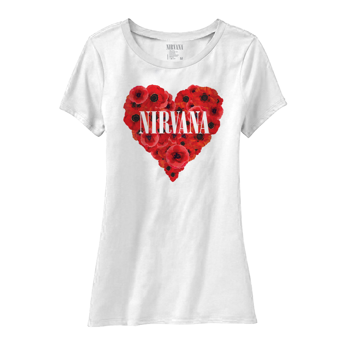 Heart of Flowers Tee NR0610 S Official woman Merch